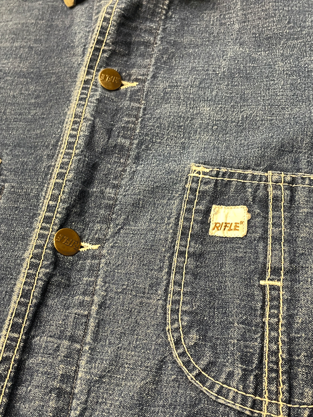 "RIFLE" Denim Chore Jacket