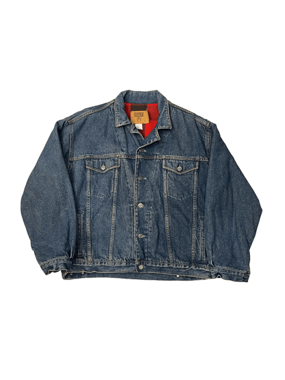 90'S "GAP DENIM" Flannel Lined Denim Jacket