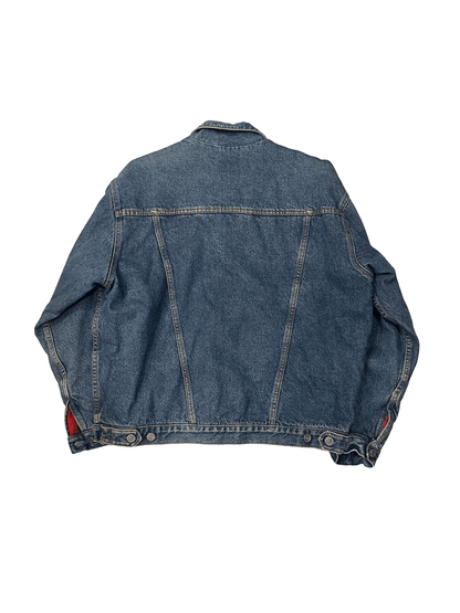 90'S "GAP DENIM" Flannel Lined Denim Jacket