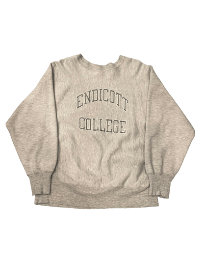 80's "Champion" REVERSE WEAVE Crewneck Sweat Shirt "ENDICOTT COLLEGE"