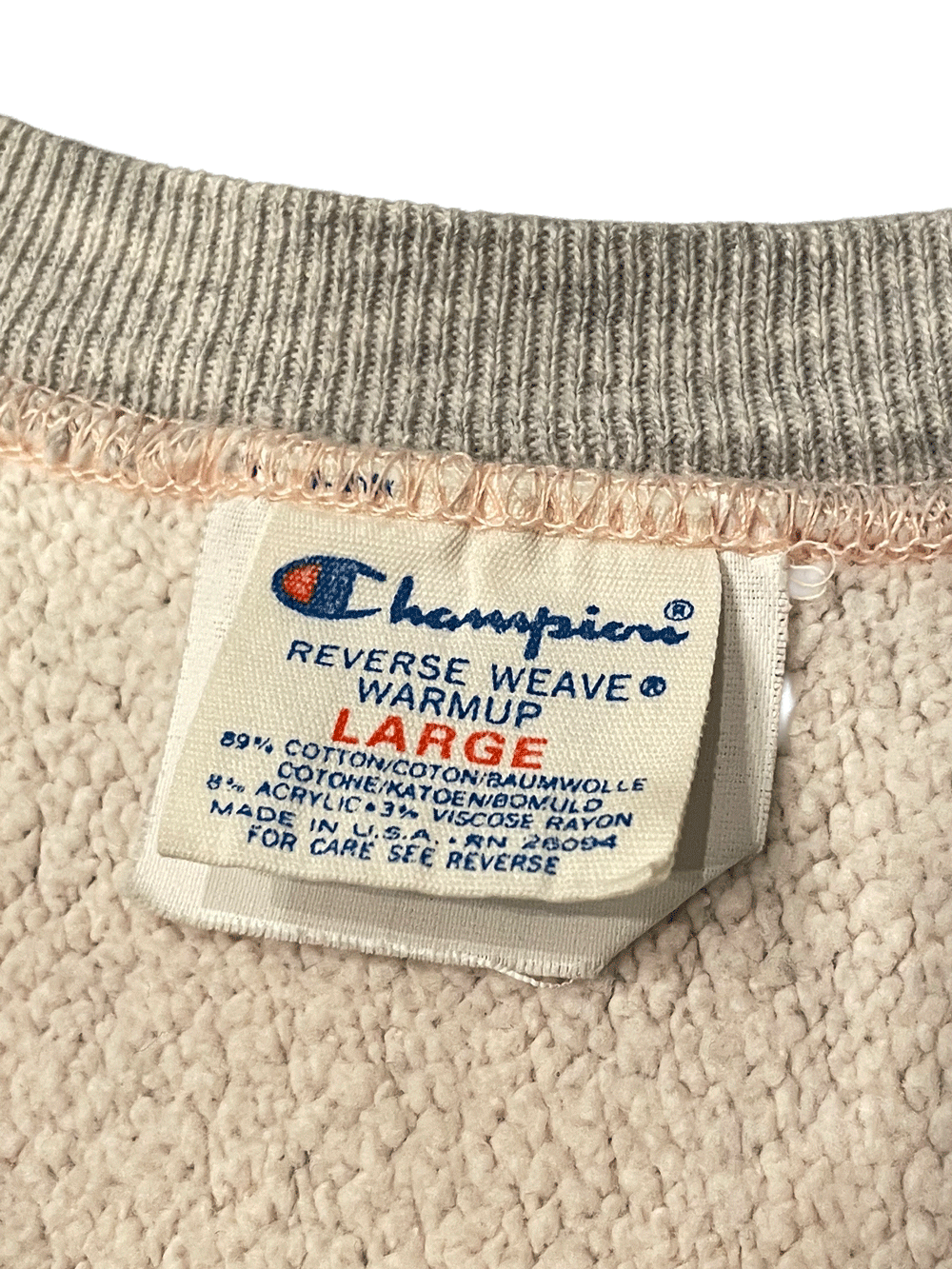 80's "Champion" REVERSE WEAVE Crewneck Sweat Shirt "ENDICOTT COLLEGE"