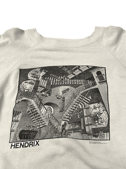 80's "M.C. Escher" Relativity CrewNeck Sweat Shirt