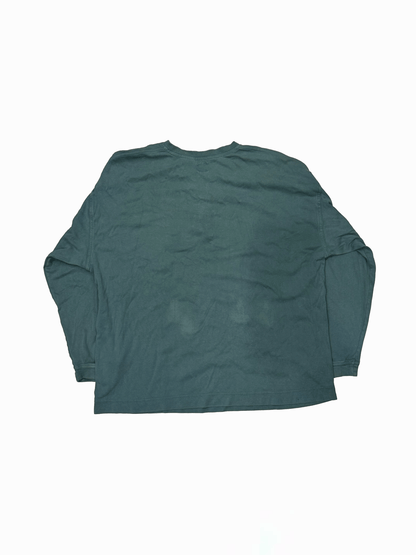 90'S "GAP"3-Button Henley Neck Long Sleeve T-Shirt