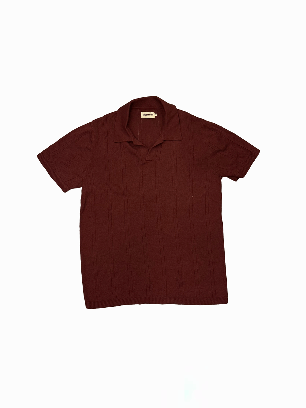 "TAYLOR STITCH" knit polo shirt