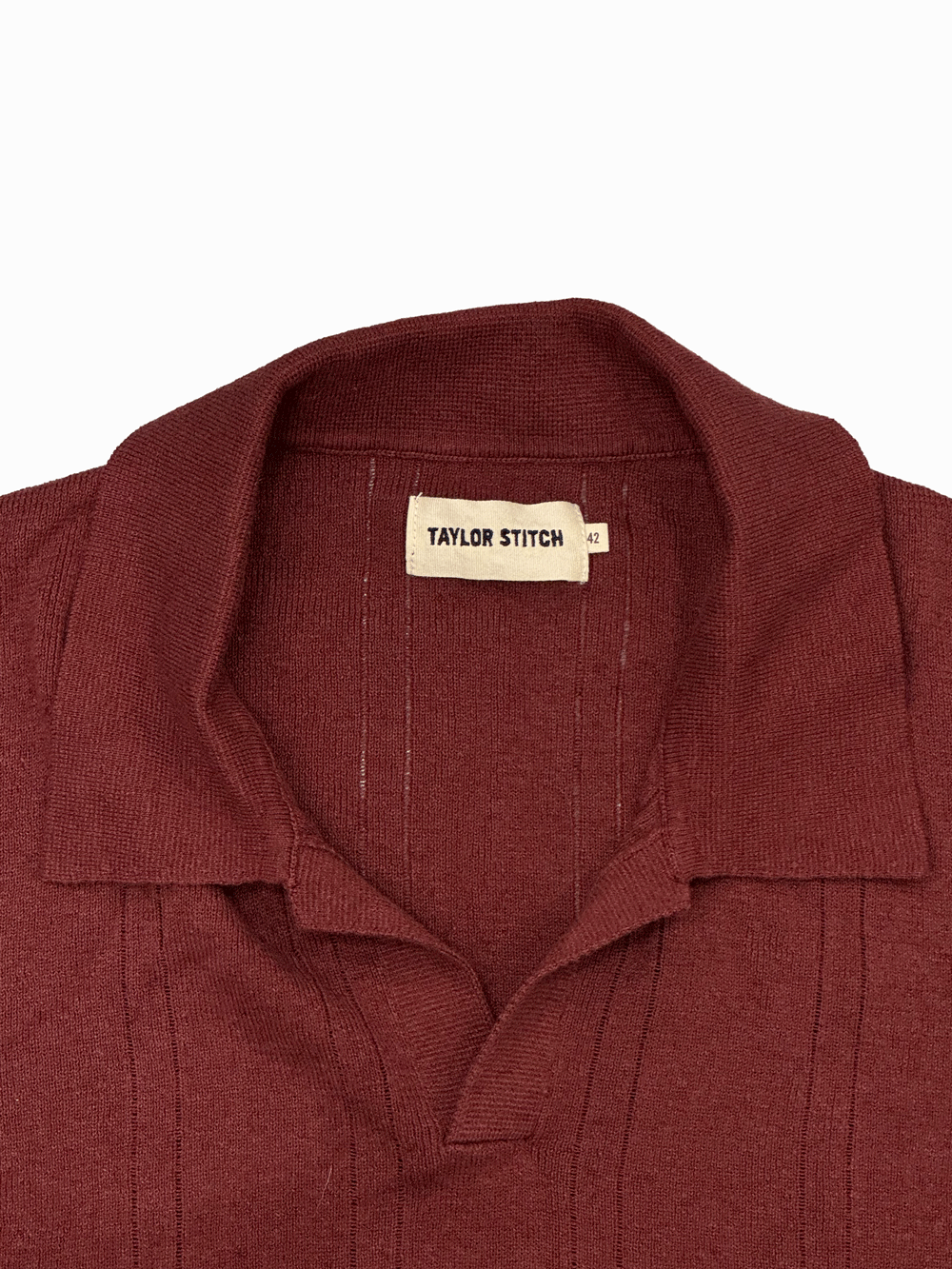 "TAYLOR STITCH" knit polo shirt