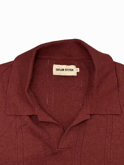 "TAYLOR STITCH" knit polo shirt