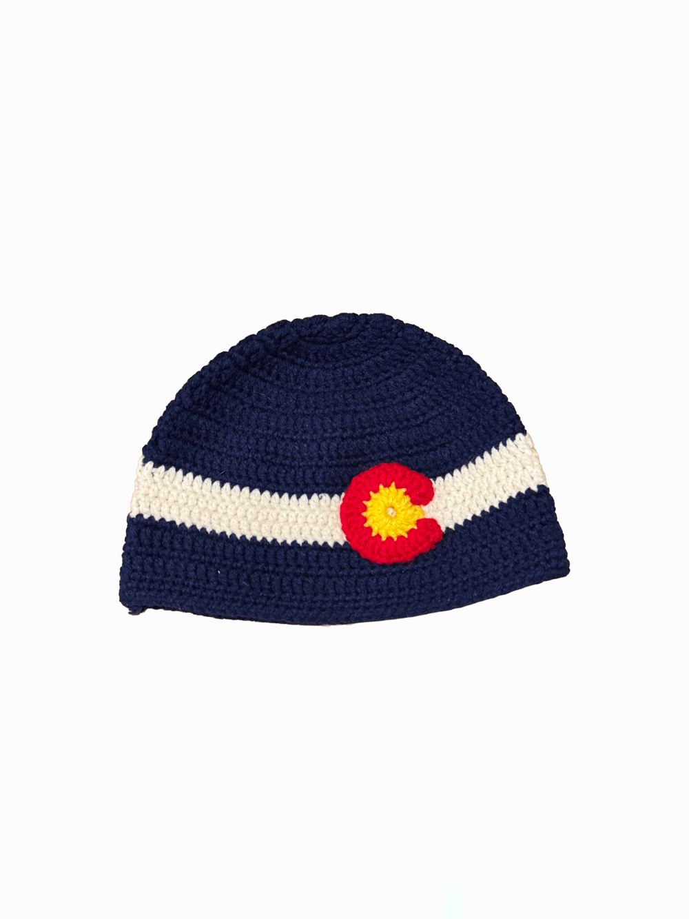 "Colorado Flag" Crochet Knit Bucket Hat