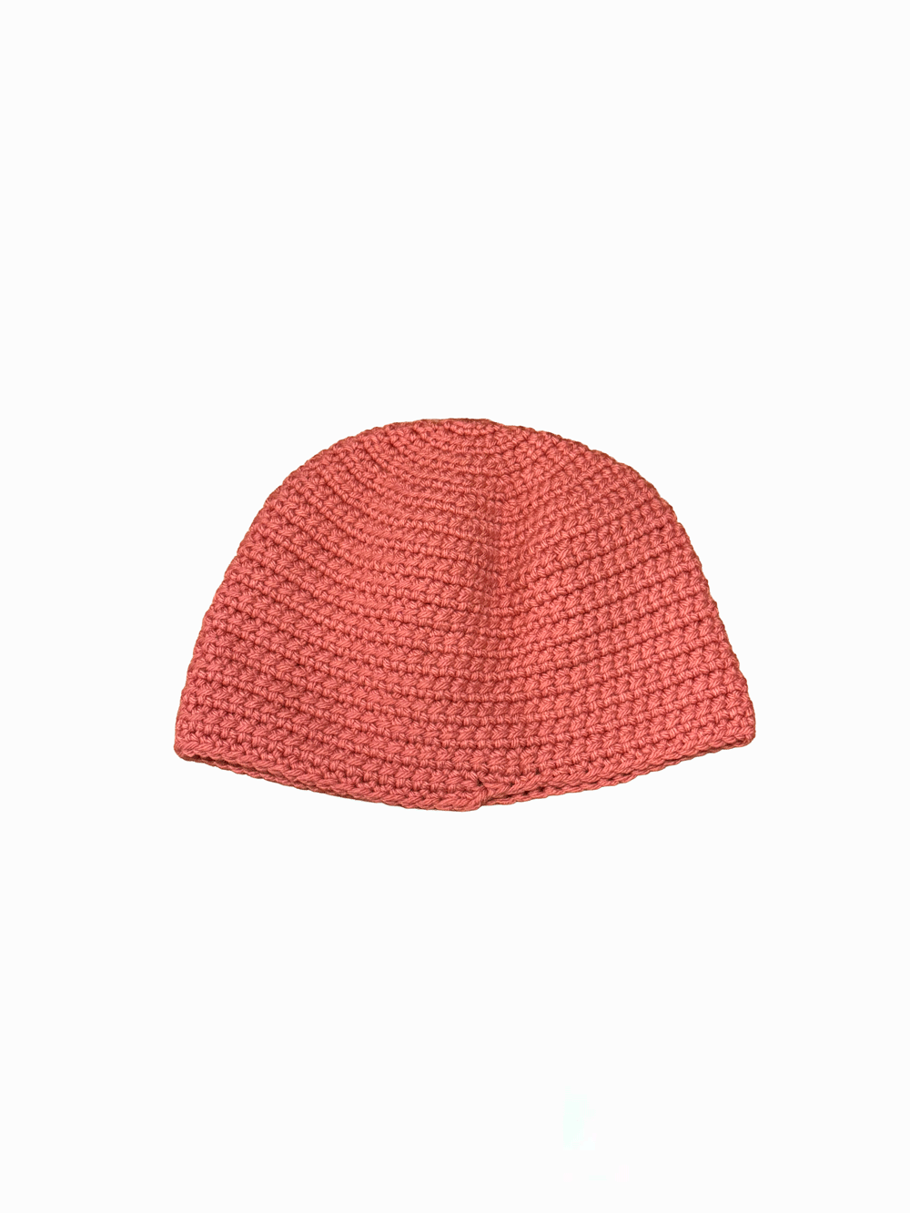 "Pink Coral" Crochet Knit Bucket Hat