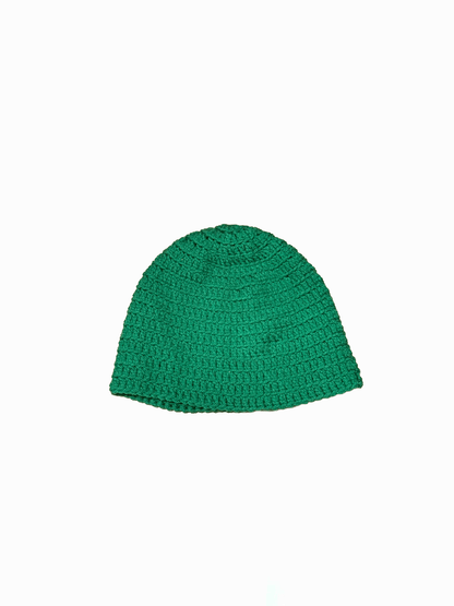 "Kelly Green" Crochet Knit Bucket Hat