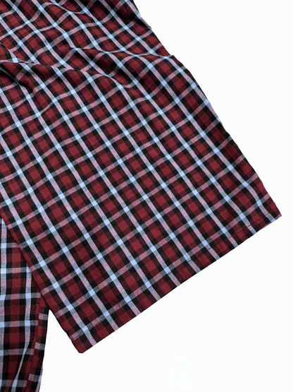 "Plaid Pattern" Relaxed Fit Lounge Pants