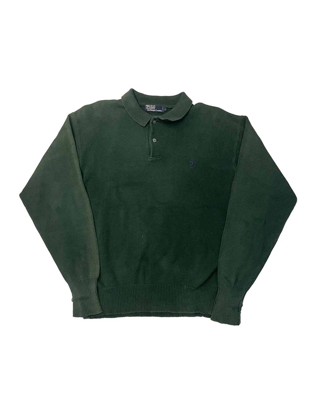 80'S "Polo" by Ralph Lauren L/S Polo Shirt