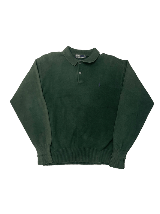 80'S "Polo" by Ralph Lauren L/S Polo Shirt