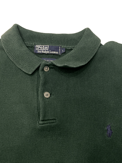 80'S "Polo" by Ralph Lauren L/S Polo Shirt