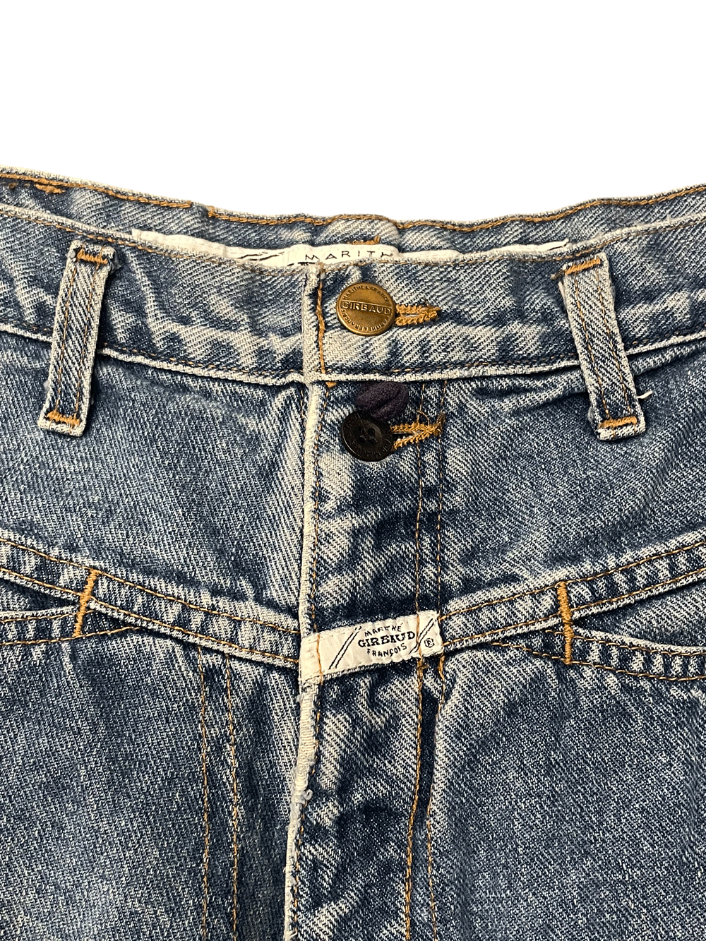 90's "MARITHE FRANCOIS GIRBAUD" Denim Shorts