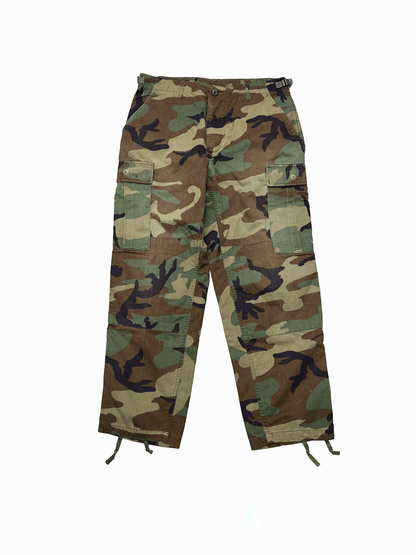 "BDU"Woodland Camo BDU Cargo Pants