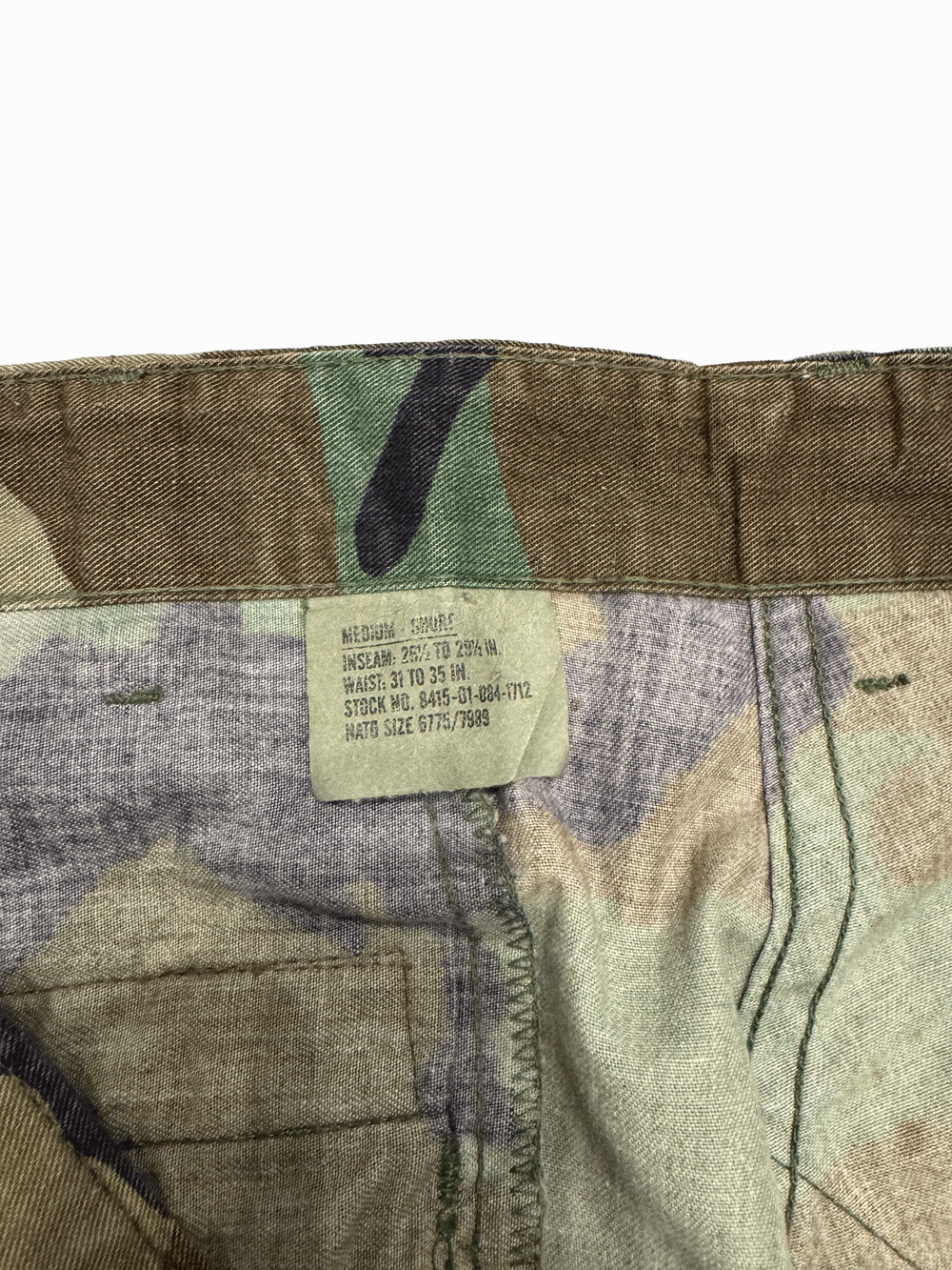"BDU"Woodland Camo BDU Cargo Pants