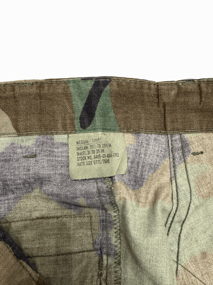 "BDU"Woodland Camo BDU Cargo Pants