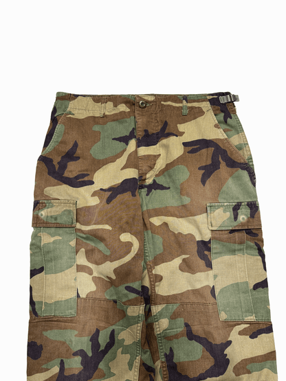 "BDU"Woodland Camo BDU Cargo Pants