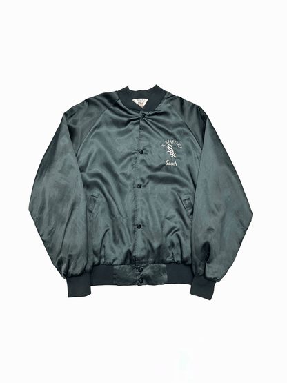 80's "West Ark" White SOX Varsity Jacket
