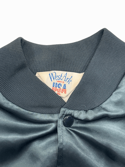 80's "West Ark" White SOX Varsity Jacket