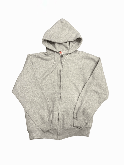 "Hanes" Plain Full-Zip Sweat Hoodie