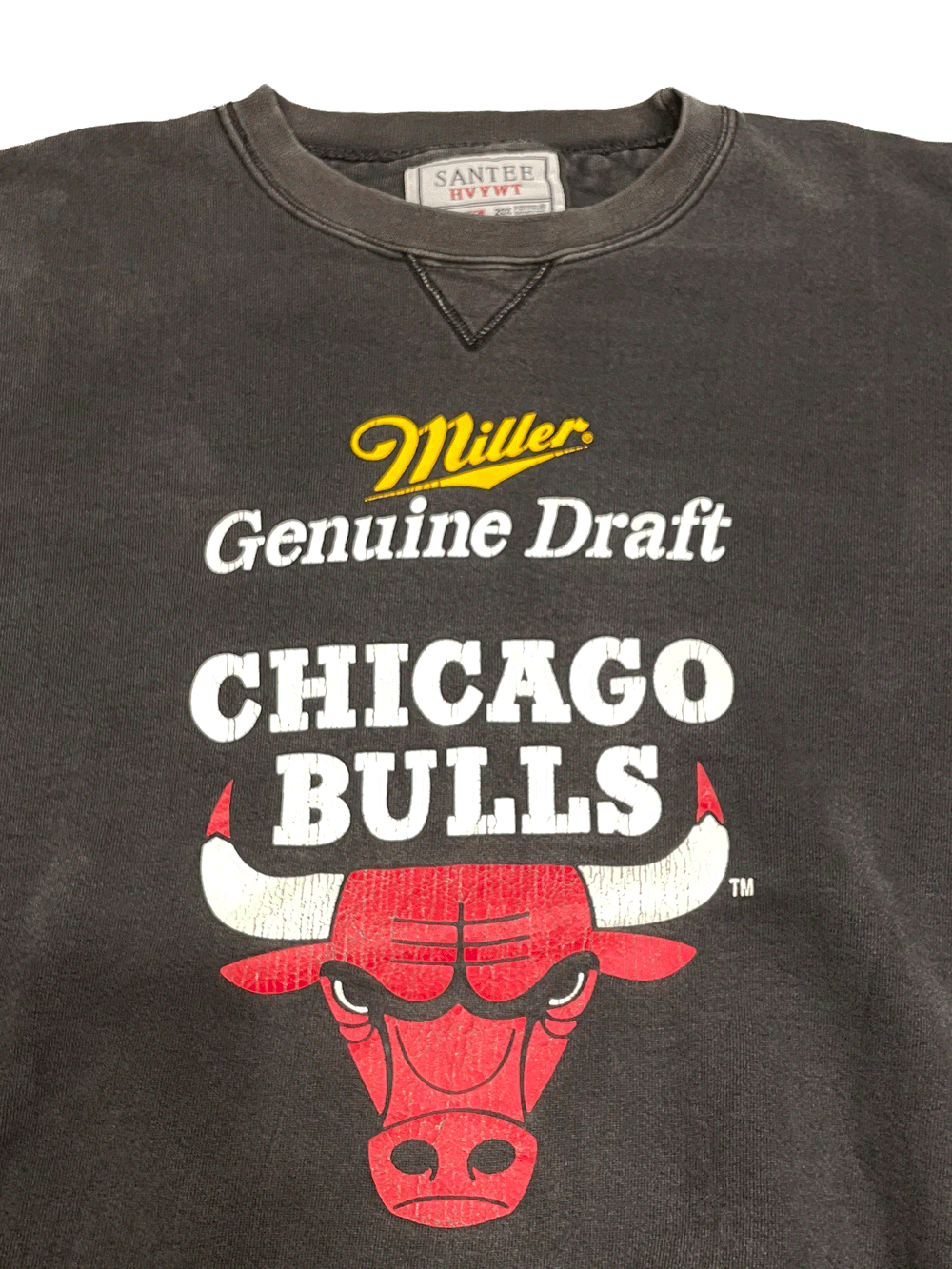 90's "Chicago Bulls" × "Miller Genuine Draft" Sweat