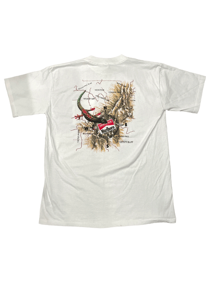 90'S "Marlboro" Adventure Team Lizard Pocket T-Shirt (DEAD STOCK)