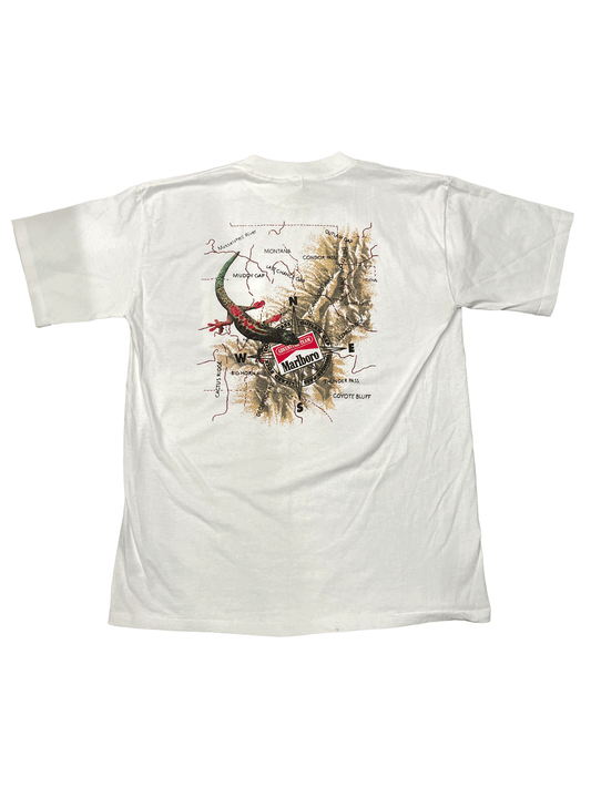 90'S "Marlboro" Adventure Team Lizard Pocket T-Shirt (DEAD STOCK)