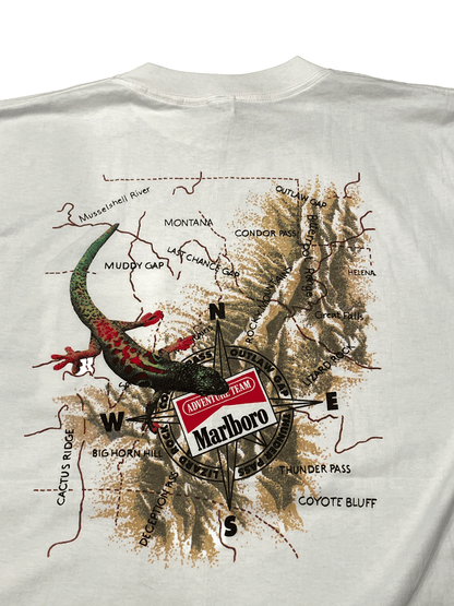 90'S "Marlboro" Adventure Team Lizard Pocket T-Shirt (DEAD STOCK)