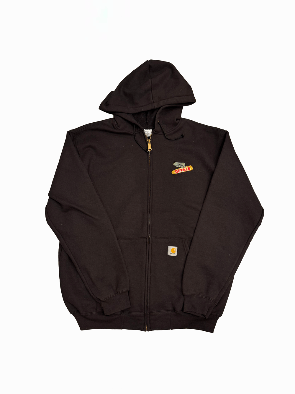 "Carhartt" Corporate Embroidered Full-Zip Sweat Hoodie