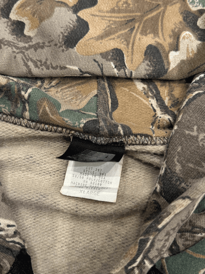 "ACE SPORTS" Real Tree Camo Full-Zip Sweat Hoodie