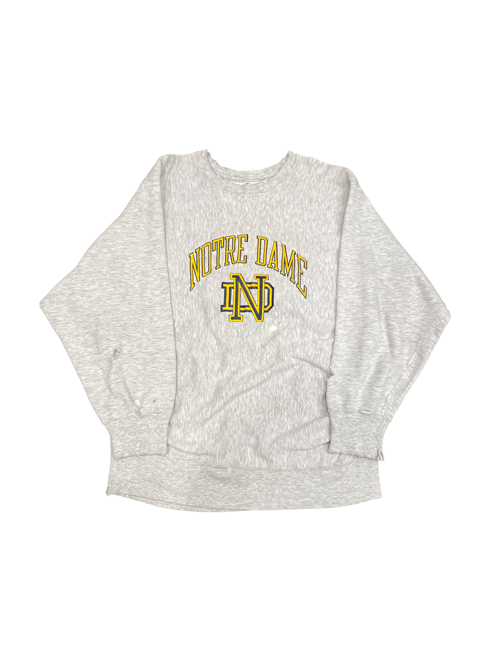 80's "Champion" Reverse Weave NOTRE DAME Sweatshirt