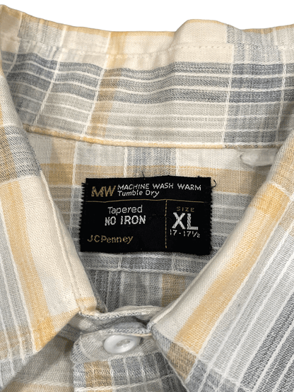 80'S "JC Penny" Check Shirt