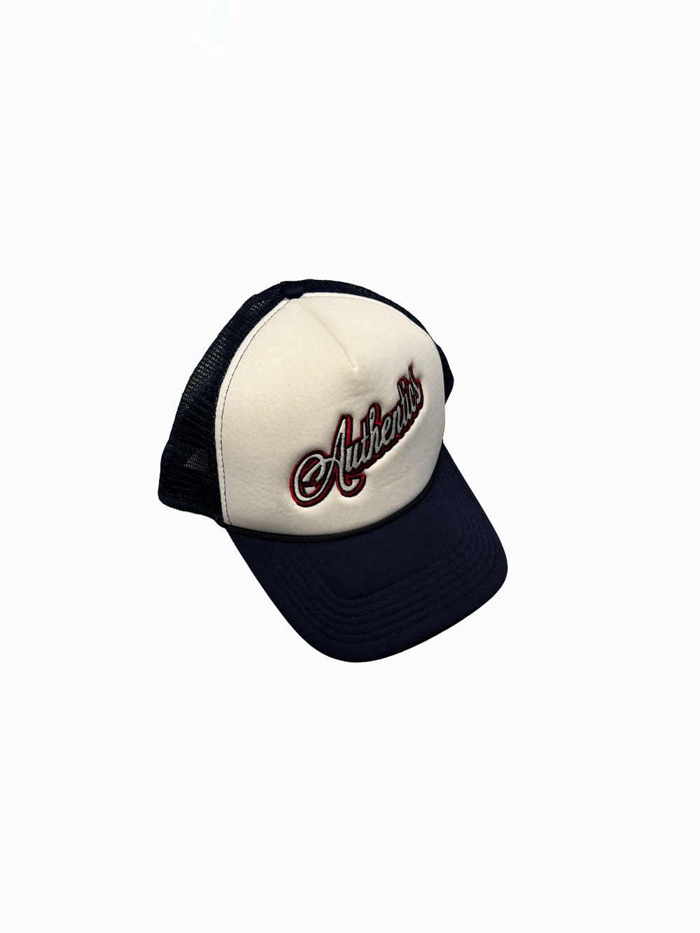"Authentics" Script Embroidery Mesh Cap