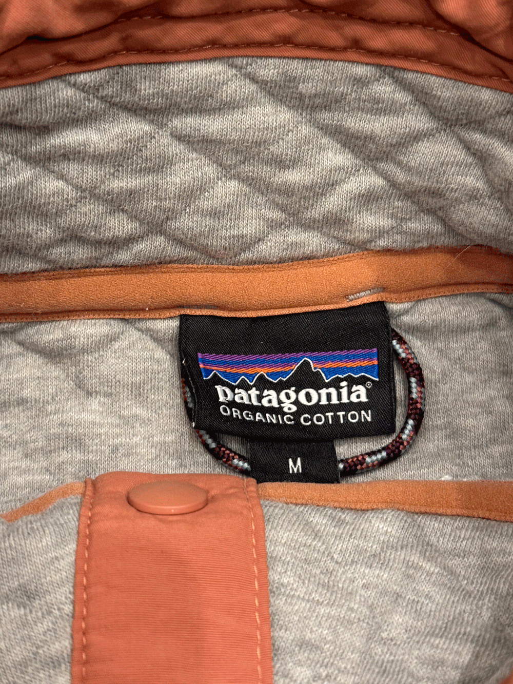 "Patagonia" Organic Cotton Quilted Snap-T Pullover