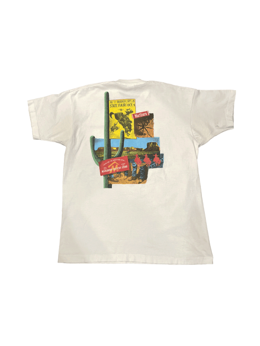 90's "Marlboro" Cowboy Rodeo Pocket T-Shirt