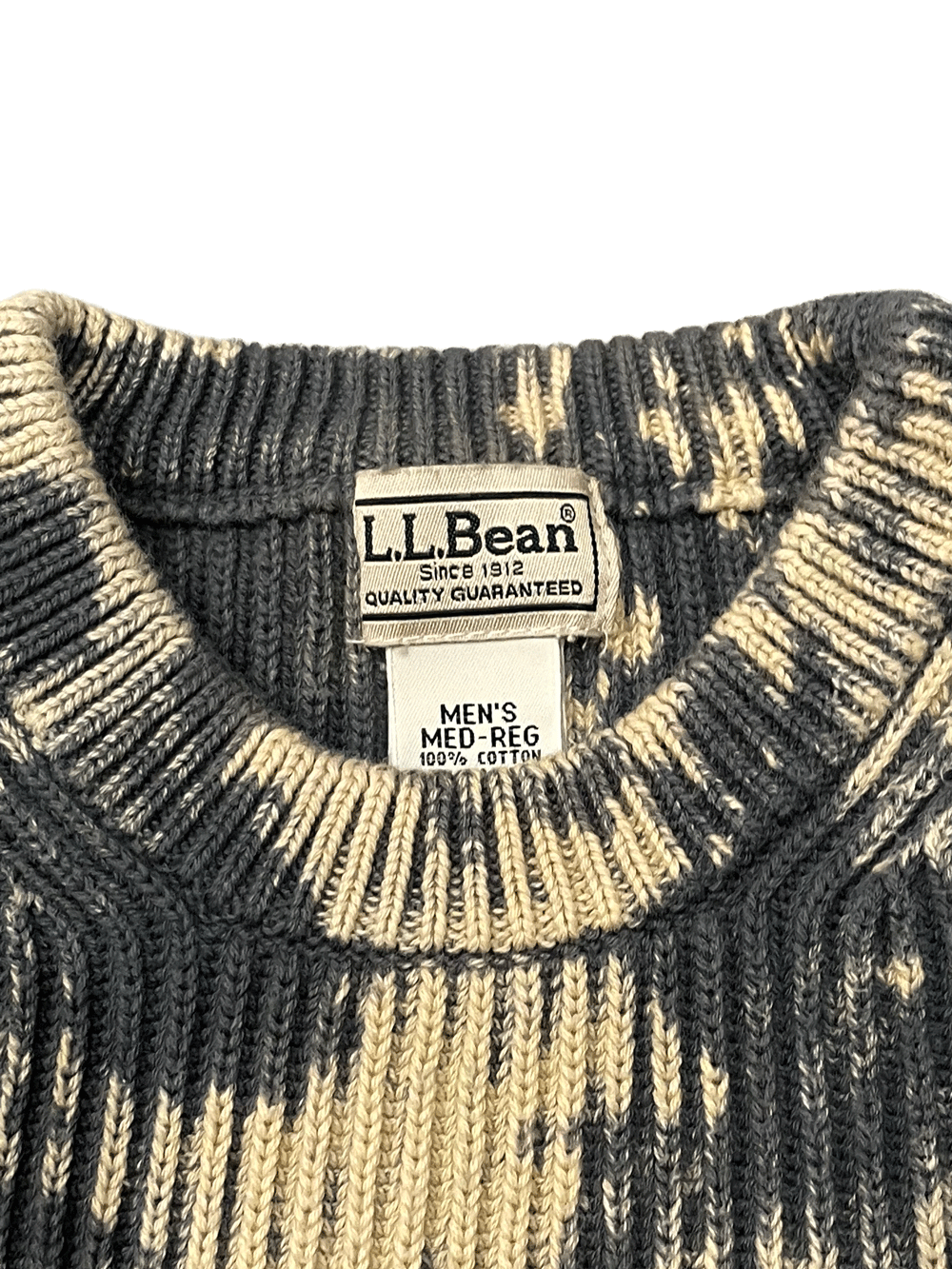"L.L.Bean" Bleached Cotton Sweater