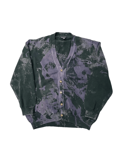 "LANDS' END"Bleached Cotton Knit Cardigan