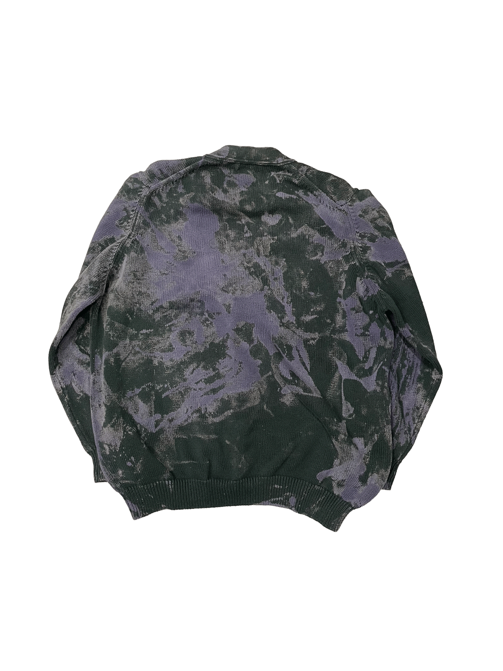 "LANDS' END"Bleached Cotton Knit Cardigan