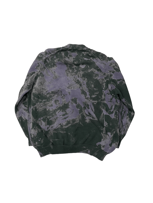 "LANDS' END"Bleached Cotton Knit Cardigan