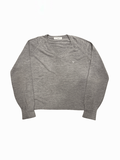 "Christian Dior MONSIEUR" V-Neck Knit Sweater