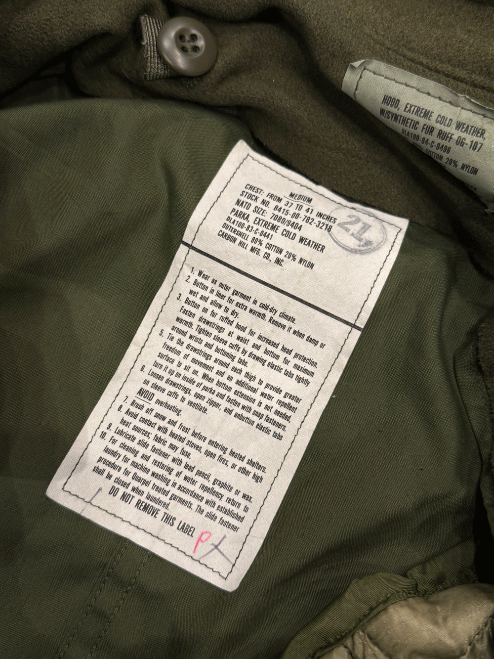 80'Ｓ US ARMY M-65 Fishtail Parka