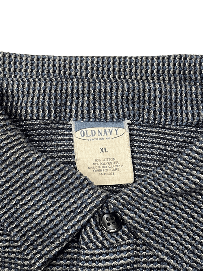 90's "OLD NAVY" L/S Polo Shirt