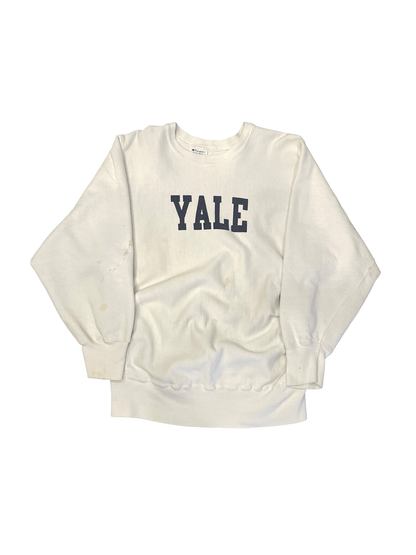 80'S "Champion" Reverse Weave "YALE" Sweatshirt