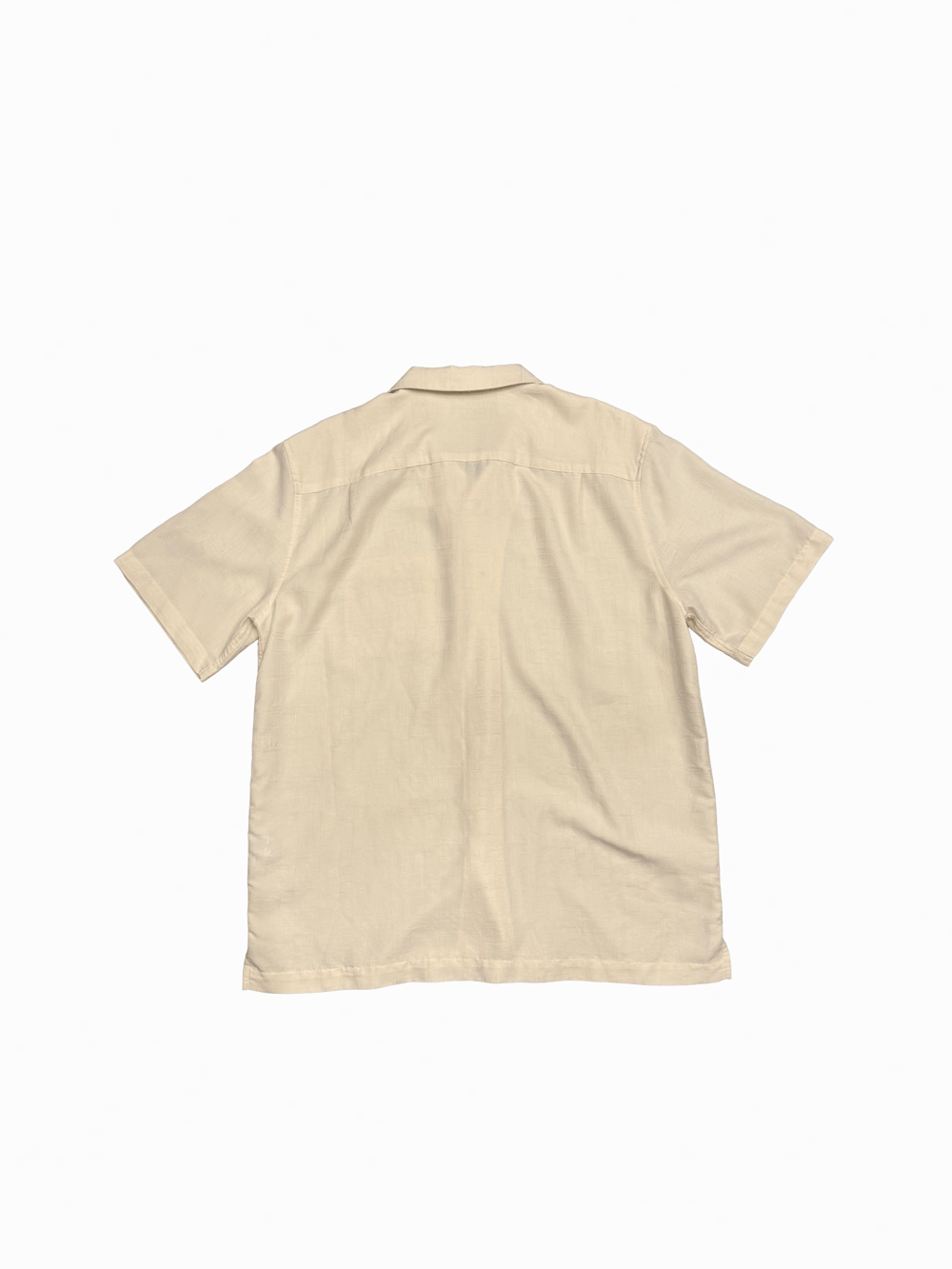 "Caribbean" Official Open Collar Beige Shirt