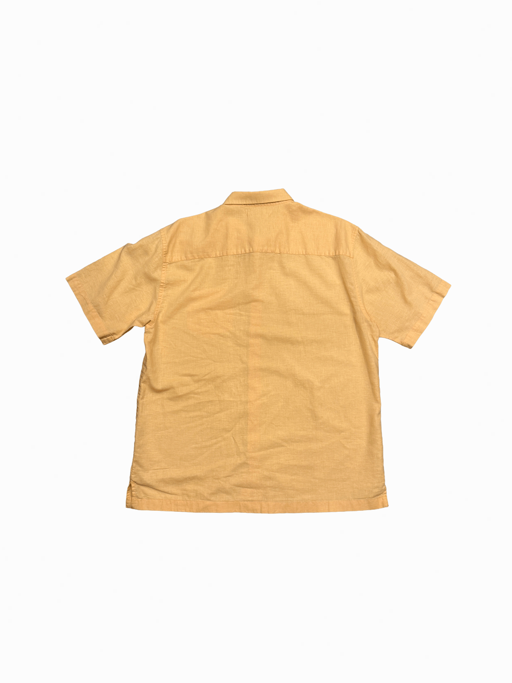"CUBAVERA" Peach Orange Short Sleeve Shirt