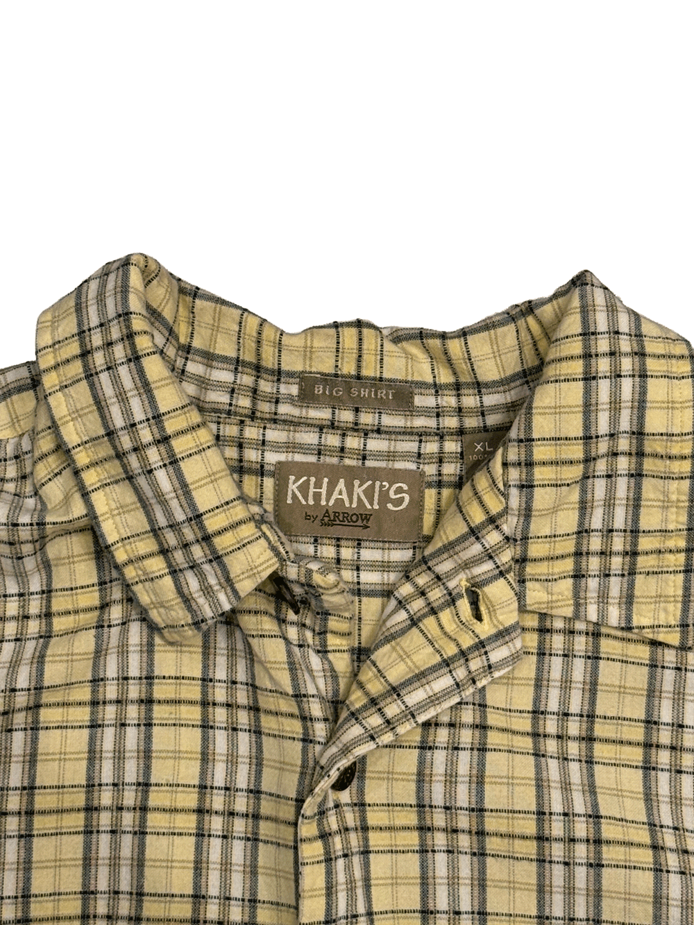 "KHAKI'S by ARROW" Check Big S/S Shirt