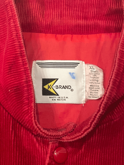 80'S "Daniel Radiator Corporation" K-Brand Corduroy Blouson