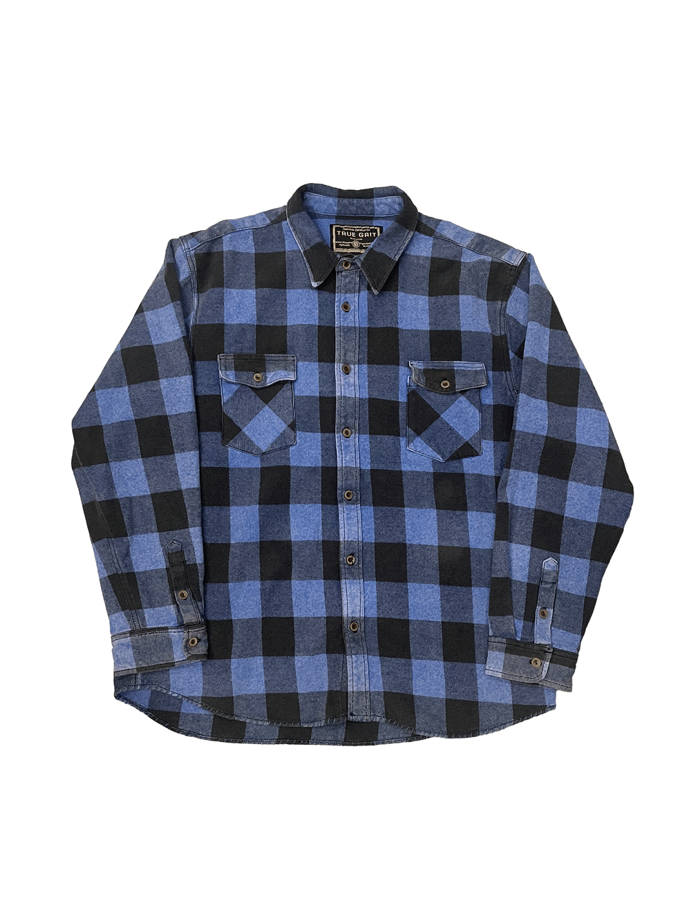 "TRUE GIFT" Flannel Check Shirt
