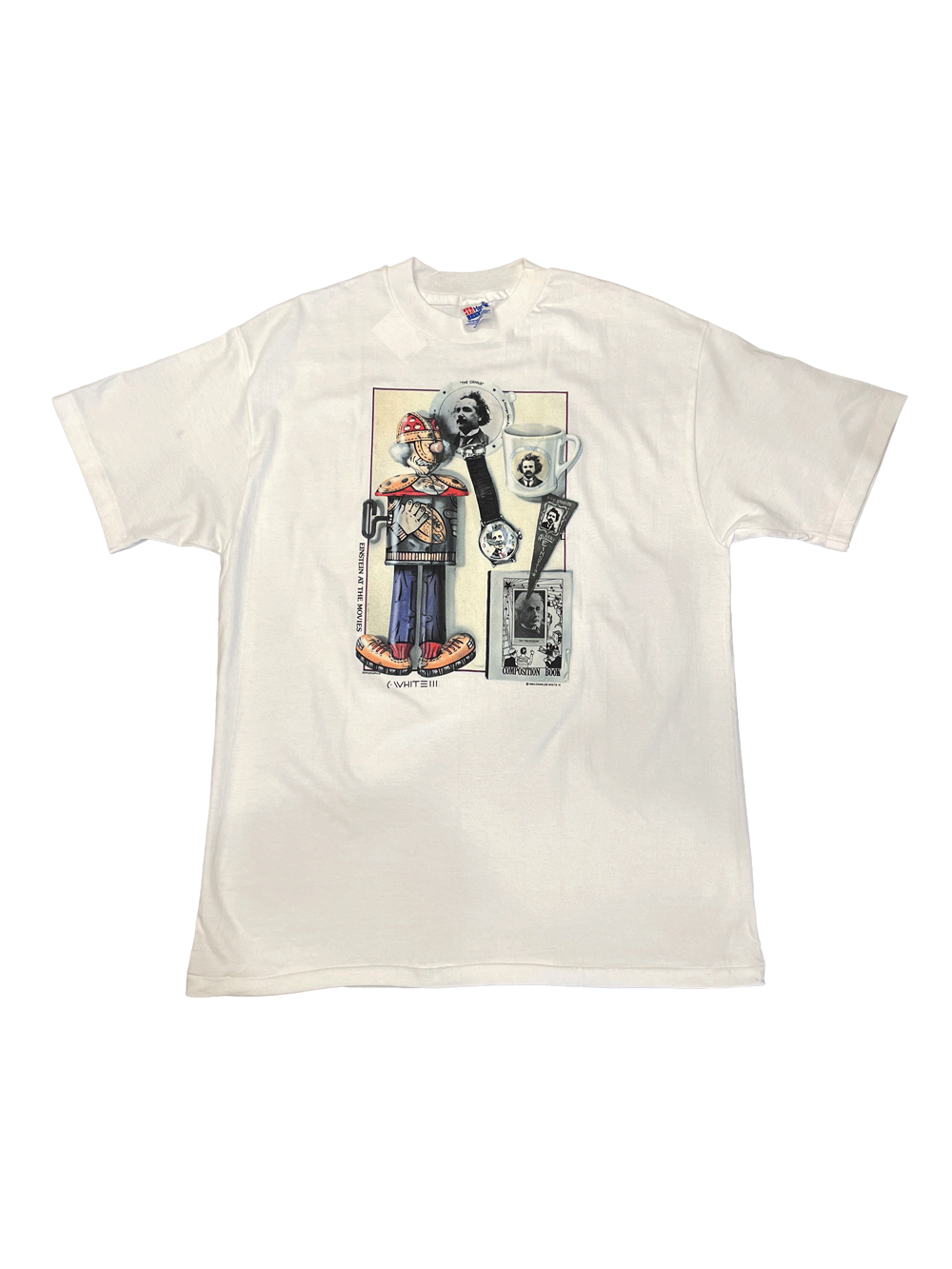 90'S "Albert Einstein" T-Shirt【DEAD STOCK】